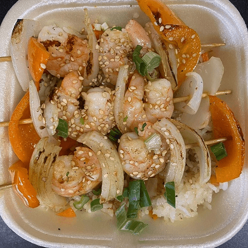 Yakitori de Camarón