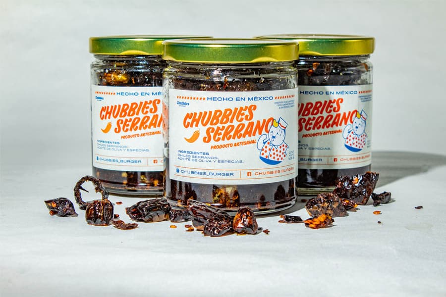 Frasco de Chubbies Serranos