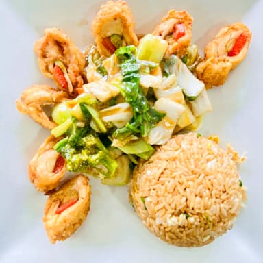 Menú Pollo Enrollado