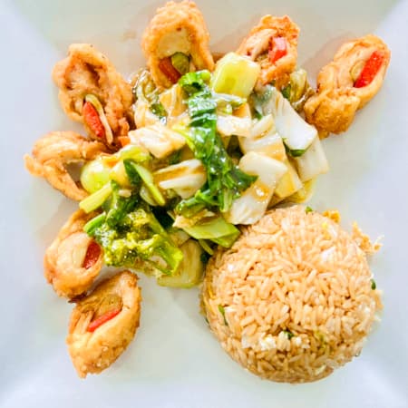 Menú Pollo Enrollado