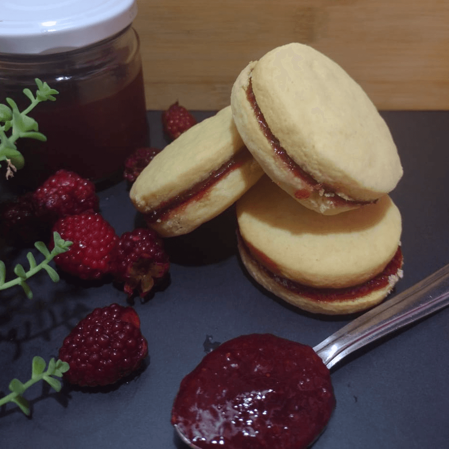 Alfajores Frutos Rojos (Medianos) X8