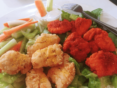 15 BONELESS + PAPOTA + VEGETALES