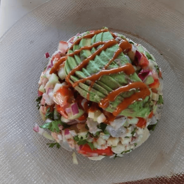 Orden de Ceviche de Camarón Grande
