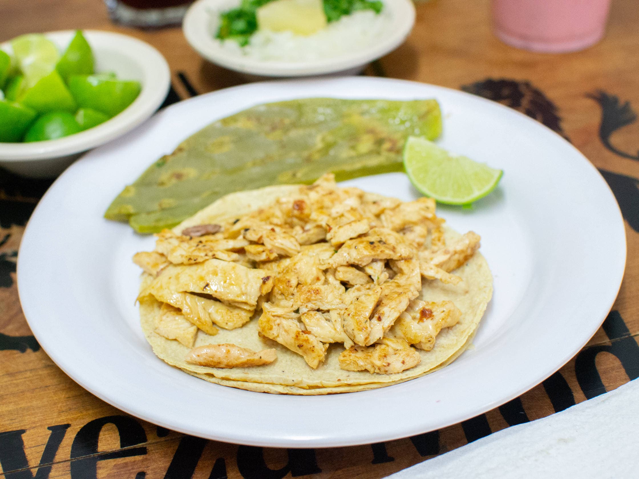 Paquete 11, Pollo o Bistec sin Queso