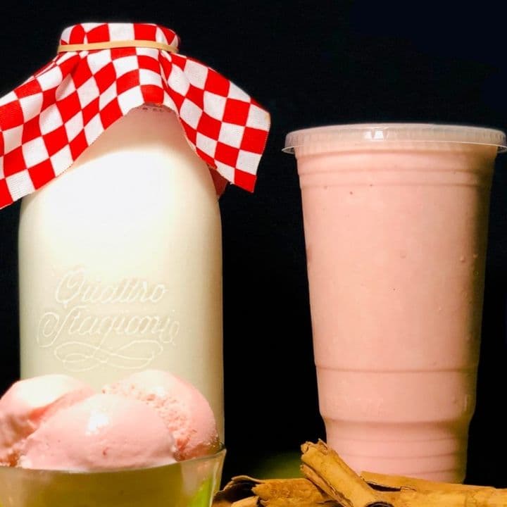 Malteada de Fresa
