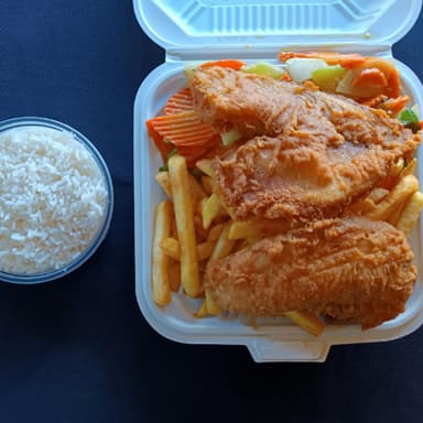 Filet de pescado empanizado