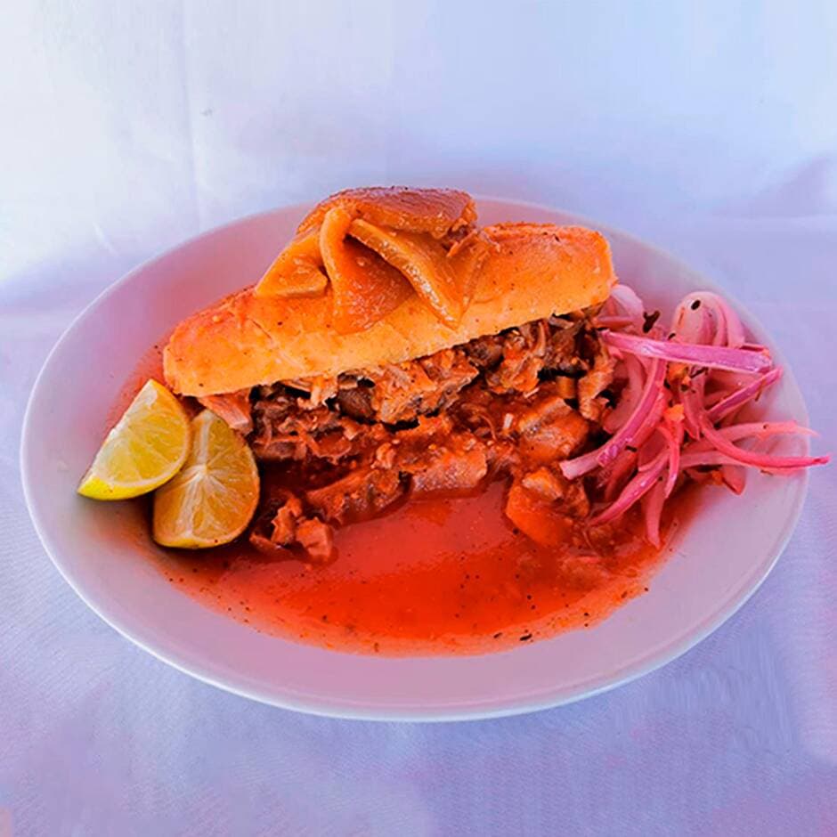 Combo torta + taco dorado + agua