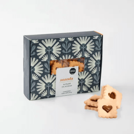 Alfajores Con Arequipe Sin Gluten 0%Azúcar Añadida