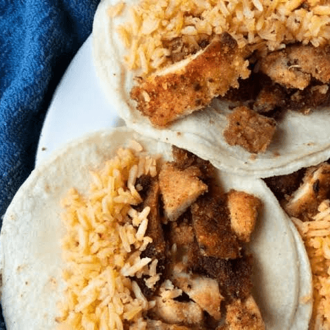 Taco Milanesa Empanizada