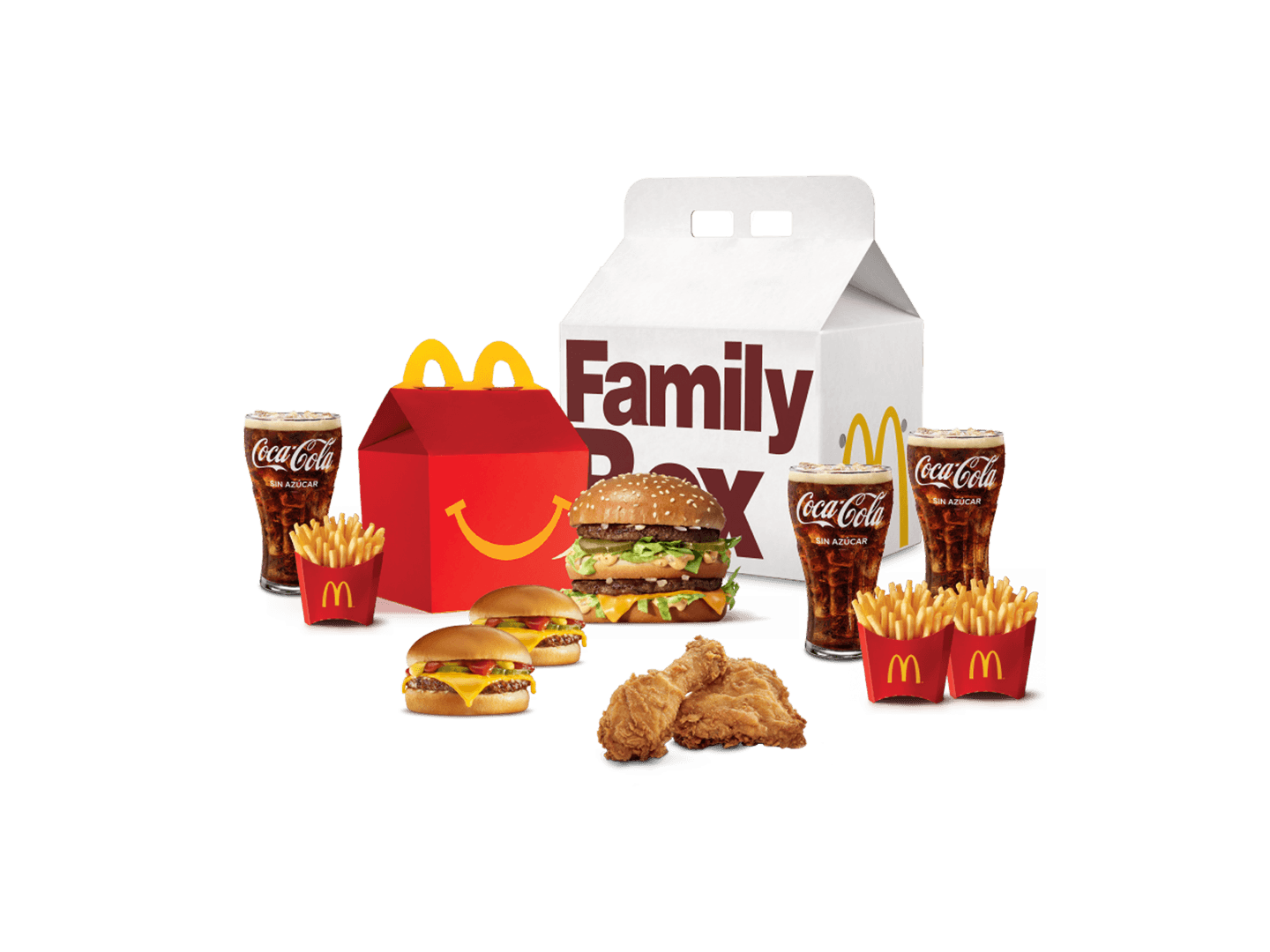 Family Box combo 3 adultos y 1 niño
