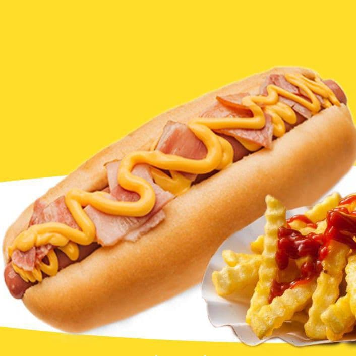 Hotdog Difeer Jumbo Especial con Papas