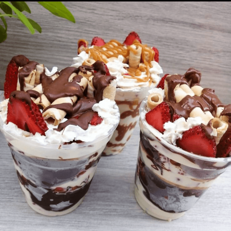 Fresas con Crema y Nutella 9 Oz