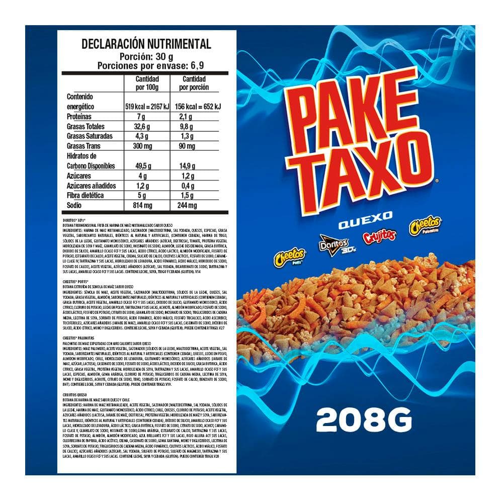 PAKETAXO QUEXO 208GR