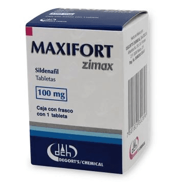 G Maxifort Zimax Sildenafil 100 Mg Caja 1 Tab