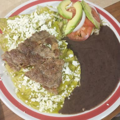 ENCHILADAS VERACRUZANAS VERDES