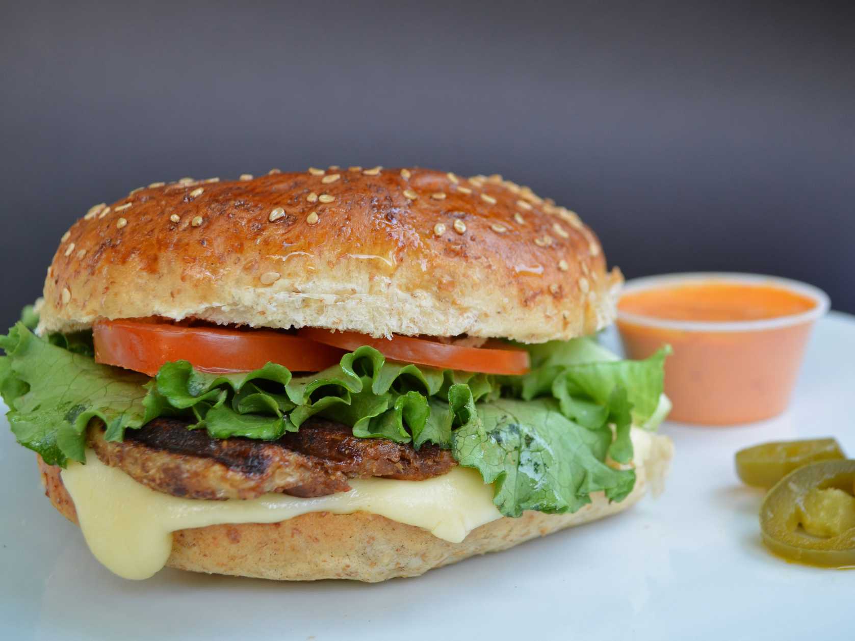 Hamburguesa de Queso y Milanesa