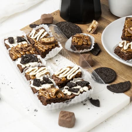 CAJA DE MINI BROWNIES VARIADO