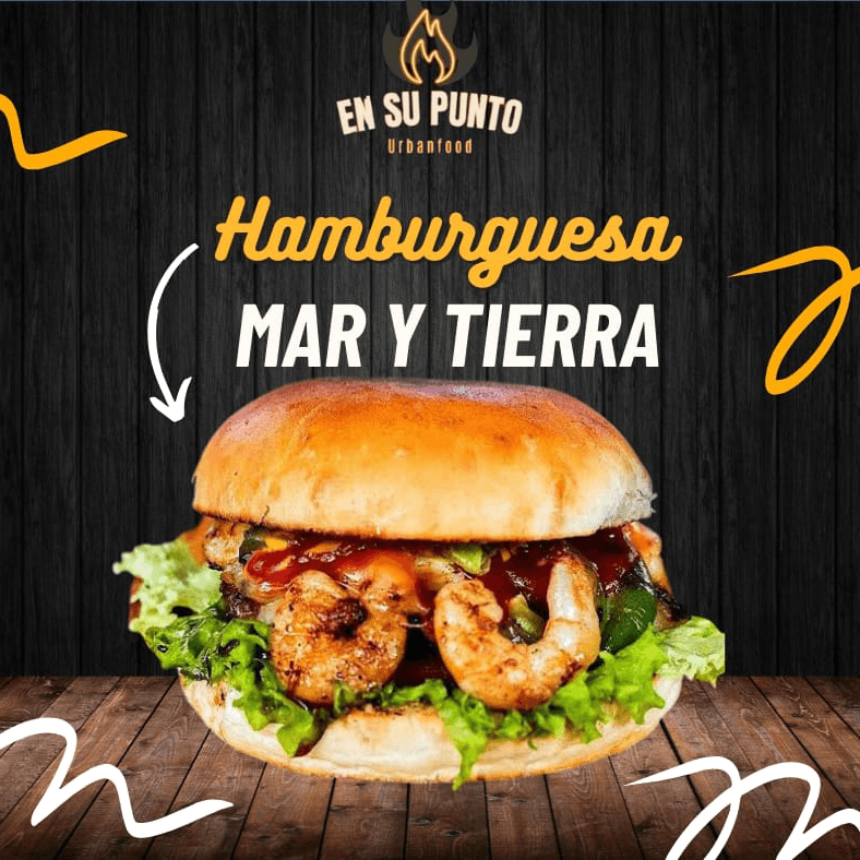 Hamburguesa Mar y Tierra