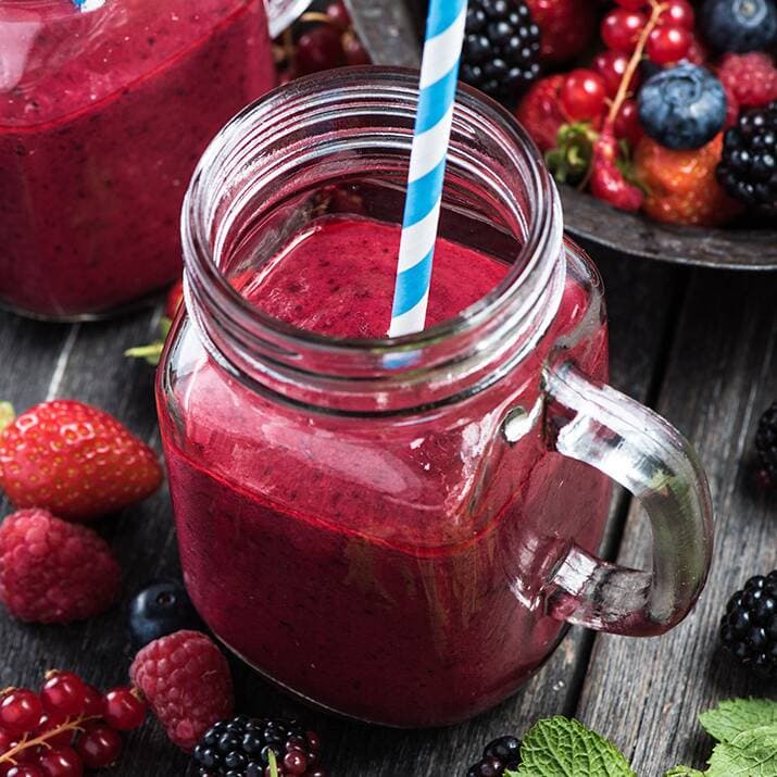 Jugo de Frutos Rojos