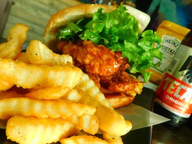 Hamburguesa Pollo Glass