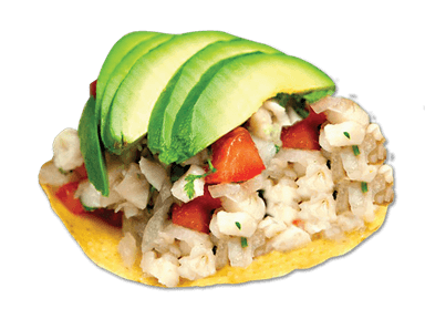 Tostada de Ceviche