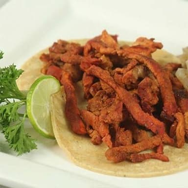 Taco carne enchilada