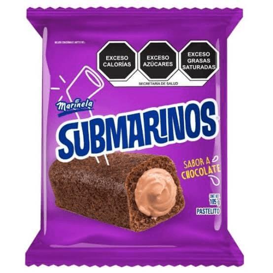 SUBMARINOS MARINELA 105GR CHOCOLATE