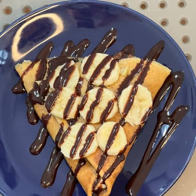 Crepa con nutella, fresa y platano