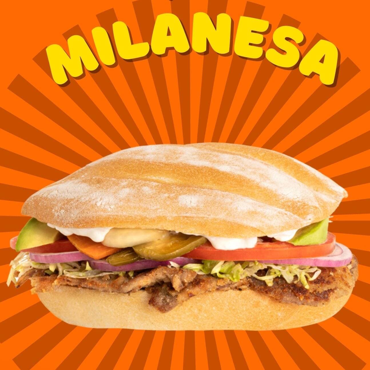 Mega Torta de Milanesa de Pollo
