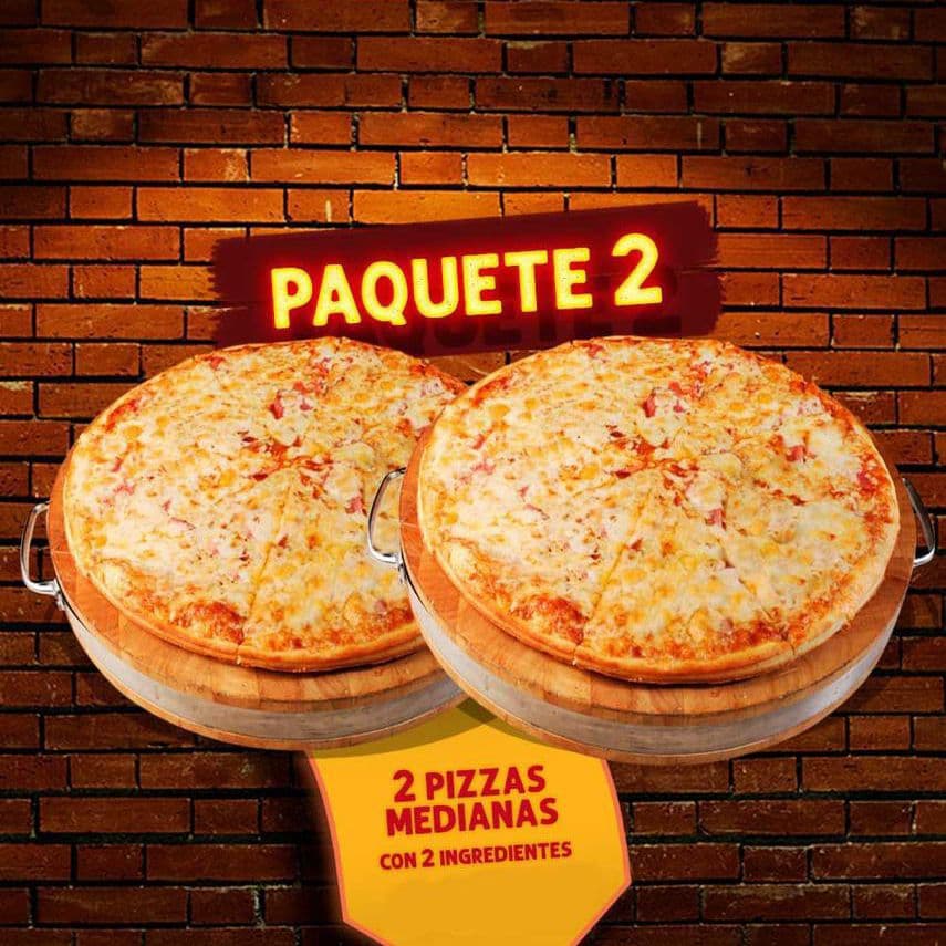 Combo #2 - (2 Pizzas Medianas)