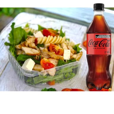 Combo Ensalada Italiana con Coca Cola Sin Azucar