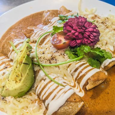 Enchiladas cremosas