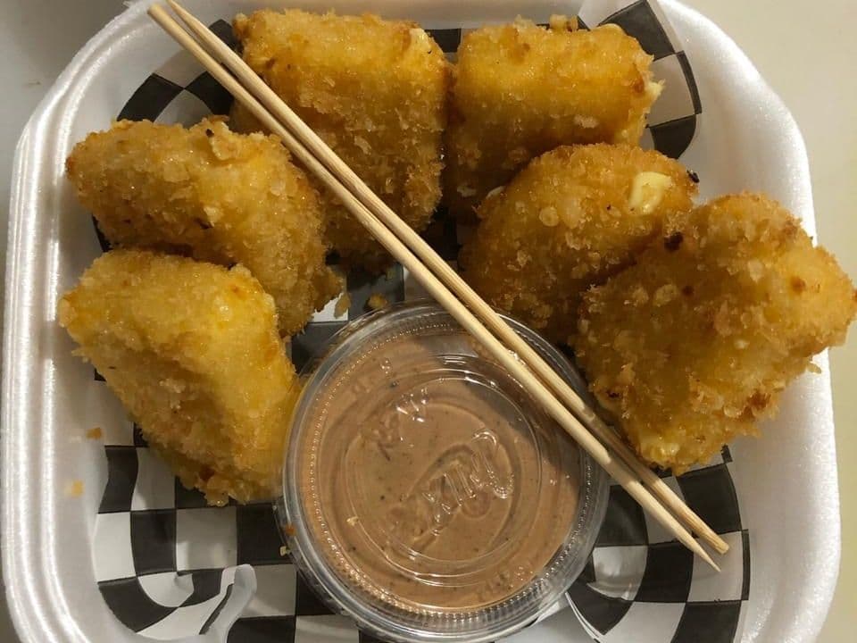 Kushiage de Queso