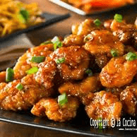 Pollo a la Naranja Con Chile
