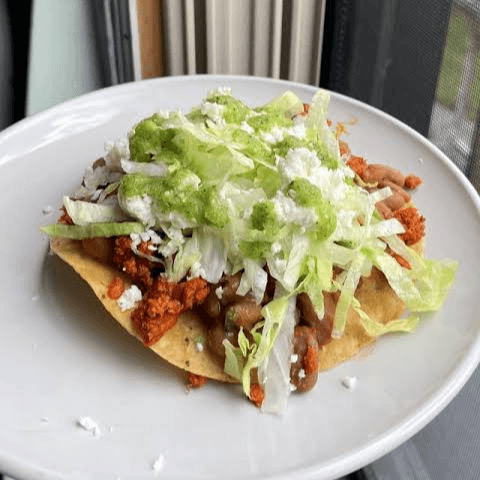 Tostada longaniza