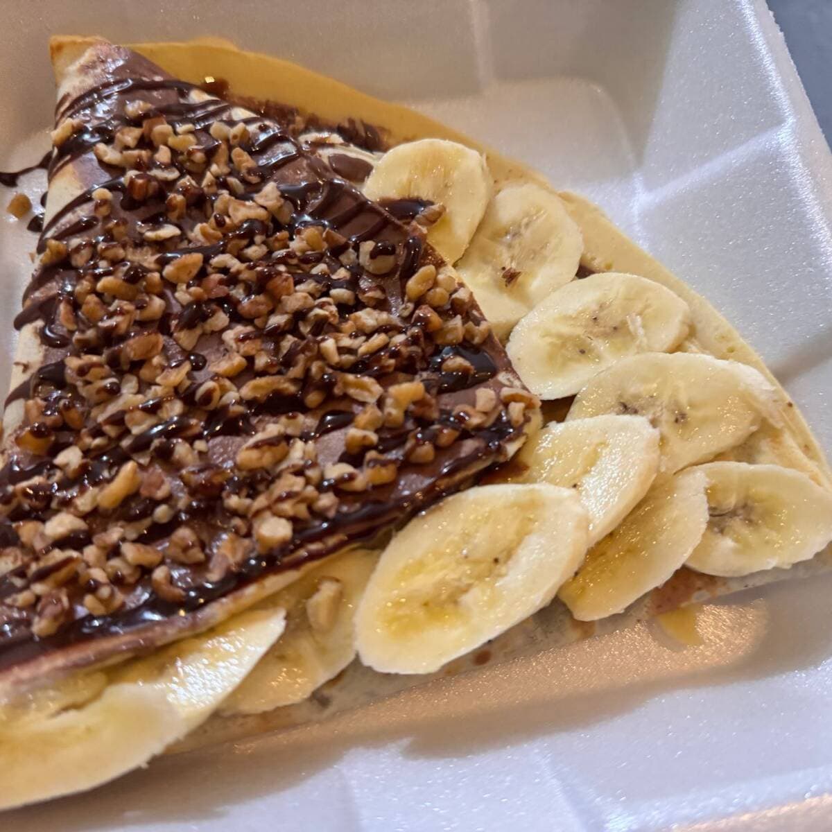 Crepa de NUTELLA Con Plátano Y Nuez