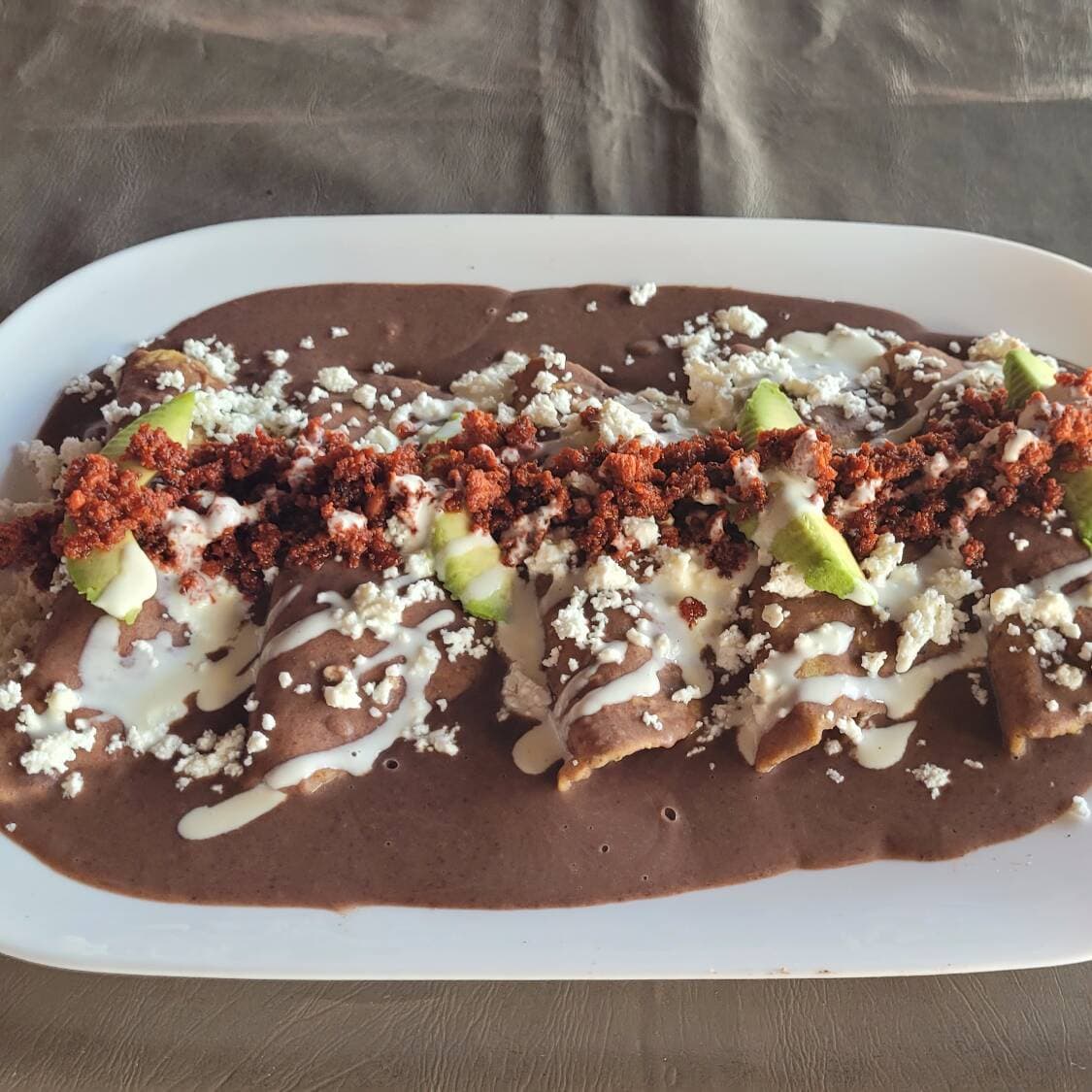 Enfrijoladas Veracruzanas
