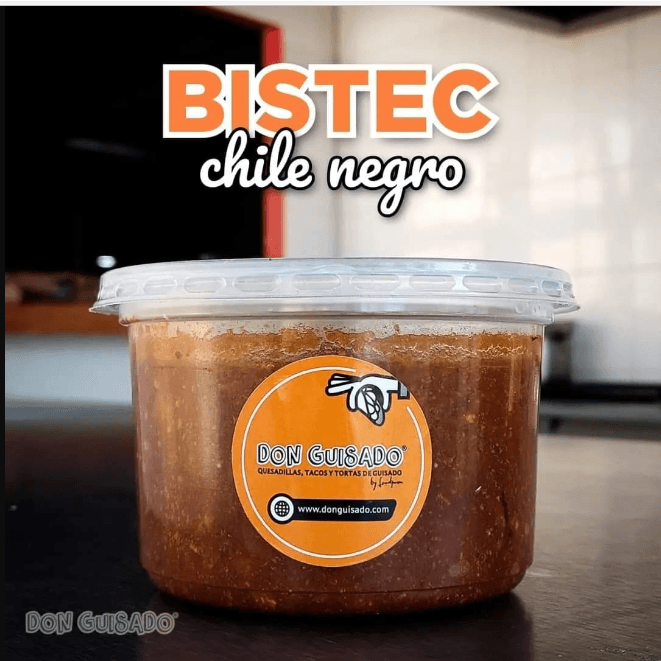 Bistec en Chile Negro 1/2 lt