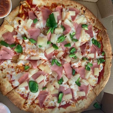 Pizza Mediana de Hawaiana