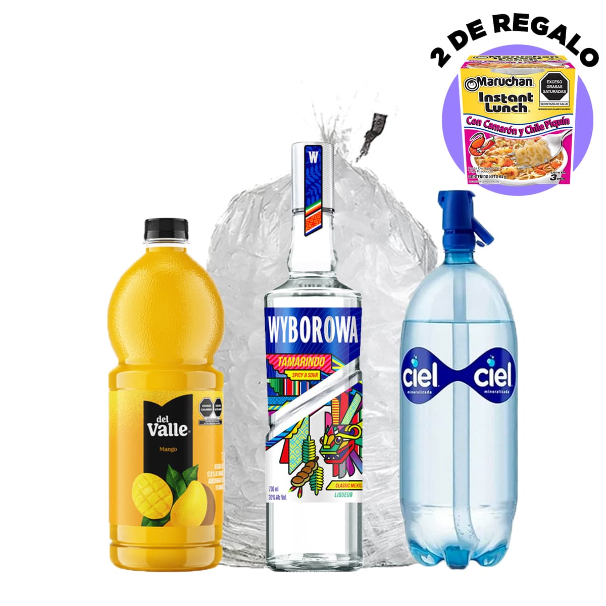 Combo del Valle Mango - Wyborowa Vodka Tamarindo 7