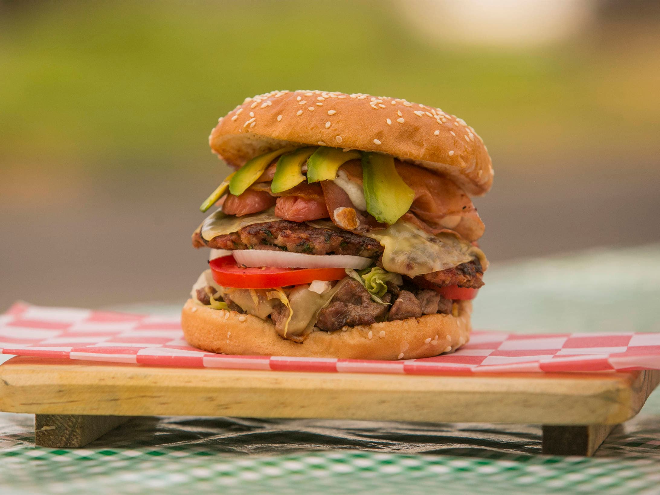 Hamburguesa de Arrachera