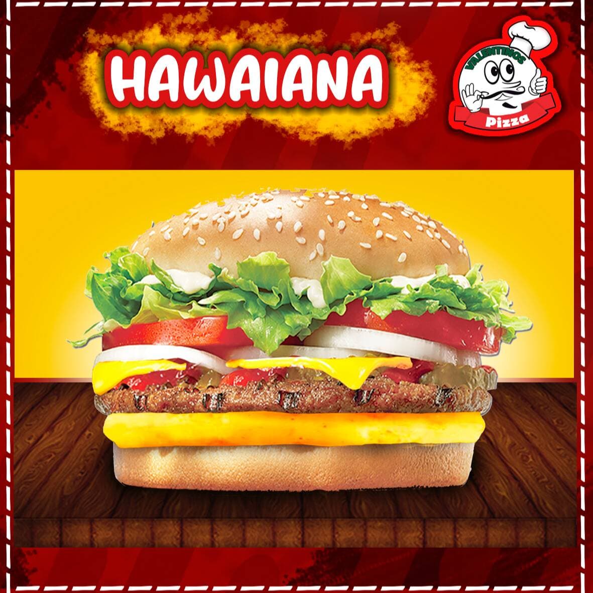 Hamburguesa Hawaiana