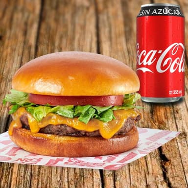 Hamburguesa Millonaria más Refresco