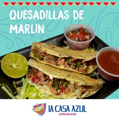 QUESADILLAS DE MARLIN 2 PIEZAS