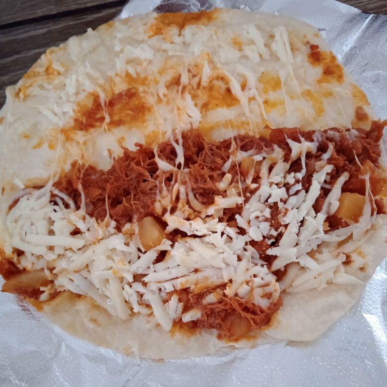 Quesadilla montada