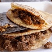 Gordita de Bistec a la Mexicana