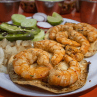 Taco Dorado con Camarón