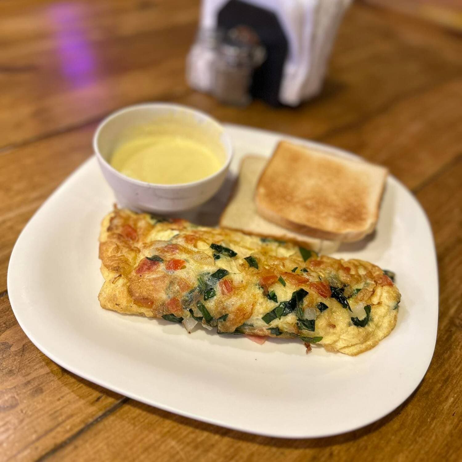 Omelette Espinacas
