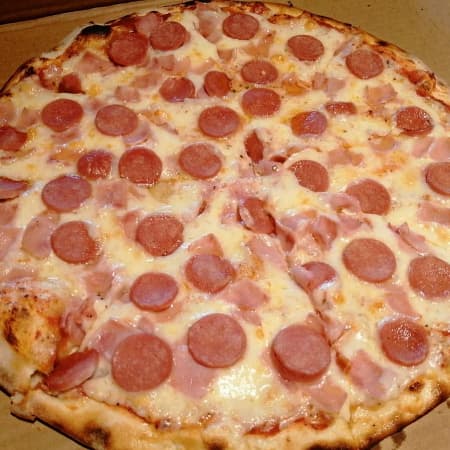 Pizza de Salchicha