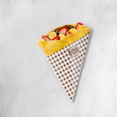 Crepe nutella banano fresas